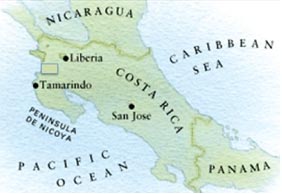 Costa Rica Map